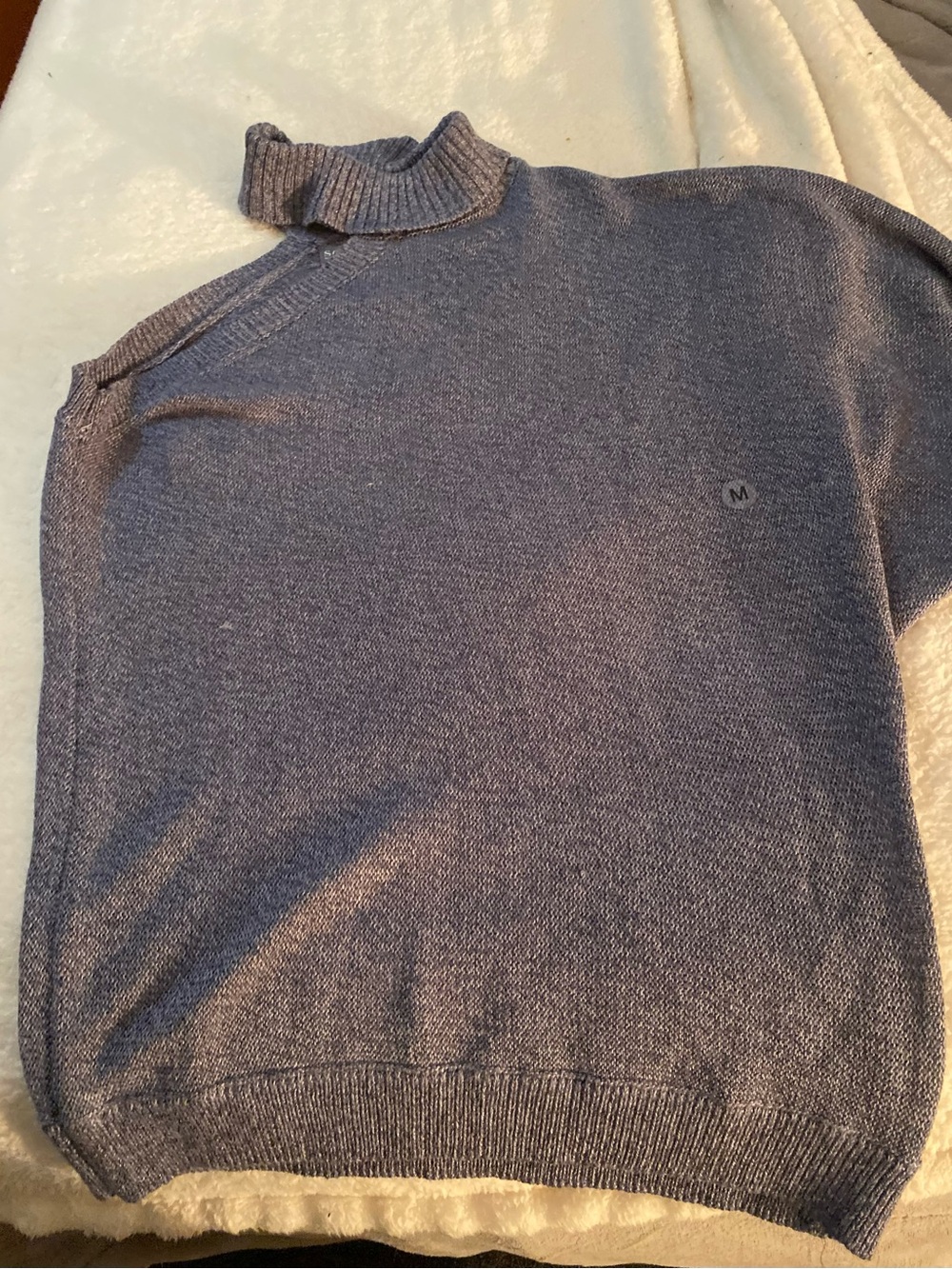 Off-the-Shoulder Women's Sweater in Heather Slate